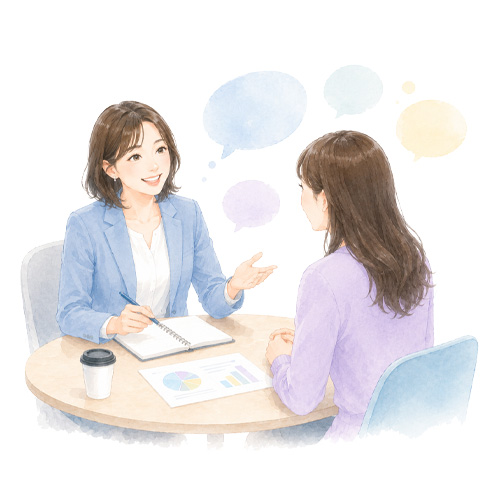 キャリア相談の様子